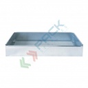 Cesto per vasca di sicurezza per il lavaggio da terra di grandi componenti