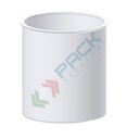 Vasca di contenimento in plastica (PE) cilindrica per serbatoi, capacità 5500 Lt, Mis. Ø 1950 x 2090 H mm