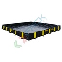 Vasca di contenimento pieghevole in PVC, Mis. 3251 L x 3251 P x 305 H mm, capacità 2820 Litri