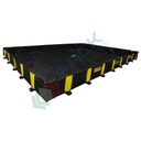 Vasca di contenimento pieghevole in PVC, Mis. 5080 L x 3861 P x 305 H mm, capacità 5432 Litri