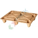 Pallet in legno pressato INKA, Mis. 600 L x 800 P x 120 H mm, portata dinamica 500 Kg, statica 1500 Kg