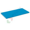 Piano aggiuntivo per banco da lavoro con gambe fisse (serie BWFO) Mis. 1760 L x 600 P x 35 H mm, portata 200 Kg, colore blu RAL 5012