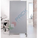 Parete divisoria in policarbonato alveolare, da ufficio, con magneti