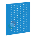 Pannello forato laterale per banco da lavoro, Mis. 610 L x 18 P x 669 H mm, colore blu RAL 5012