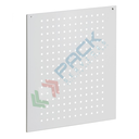 Pannello forato laterale per banco da lavoro, Mis. 610 L x 18 P x 669 H mm, colore grigio RAL 7035