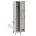 Armadio spogliatoio in metallo, 1 vano, Mis. 322 L x 500 P x 1800 H mm, maniglia in metallo lucchettabile