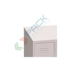 Tetto inclinato per armadi in metallo, Mis. 691 x 330 x 200 mm