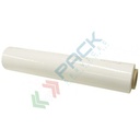 Film estensibile manuale, autocollante, spessore 30 my, altezza 500 mm, peso bobina 2,8 Kg, lunghezza 300 mt, colore bianco