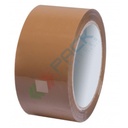Nastro autoadesivo in polipropilene bi-orientato 28 my, progettato per limballaggio manuale, svolgimento silenzioso, Mis. 75 mm x 132 mt, colore avana
